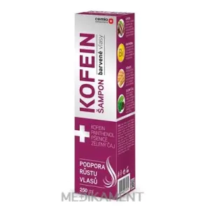 Cemio KOFEIN šampón na farbené vlasy a podporu rastu 250 ml