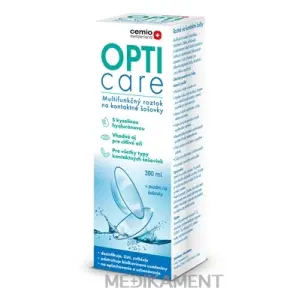 Cemio OPTIcare roztok na kontaktné šošovky multifunkčný s kyselinou hyalurónovou 380 ml