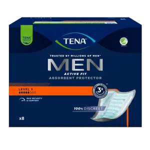 TENA Men Level 3 inkontinenčné vložky pre mužov 8 ks