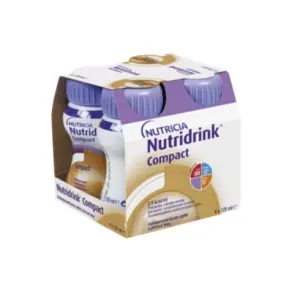 Nutridrink Compact s kávovou príchuťou 4 x 125 ml 