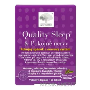 NEW NORDIC Quality Sleep & Pokojné nervy tablety 60 ks