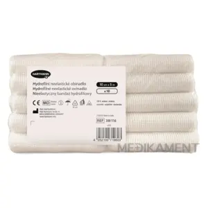 Hartmann Ovínadlo hydrofilné neelastické pletené nesterilné 10 cm x 5 m 10 ks