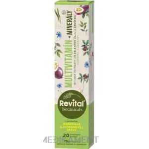 Revital Botanicals MULTIVITAMÍN + MINERÁLY tbl eff s bylinnými extraktmi, tablety 20 ks