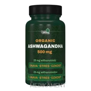 NaturProdukt ASHWAGANDHA organic 500 mg kapsule 60 ks