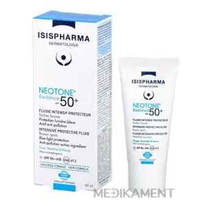 NEOTONE Radiance SPF 50+ bezfarebný ochranný fluid pigmentové škvrny 30 ml