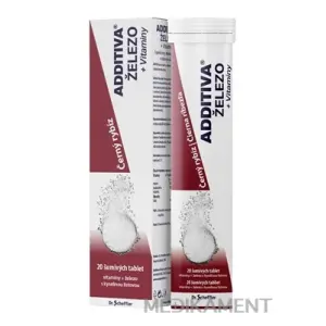 ADDITIVA MULTIVITAMÍN + Mineral + Železo tbl eff čierna ríbezľa 1x20 ks