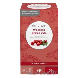LIVSANE Urologická bylinná zmes s brusnicami 20 x 1,8 g