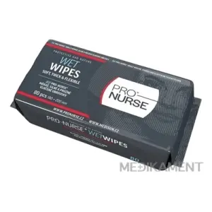 ProNURSE Vlhčené OBRÚSKY pre dospelých 18 x 20 cm 80 ks