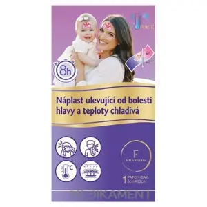 FORTE Náplasť uľavujúca od bolesti hlavy a teploty chladivá 5 x 12 cm 1 ks