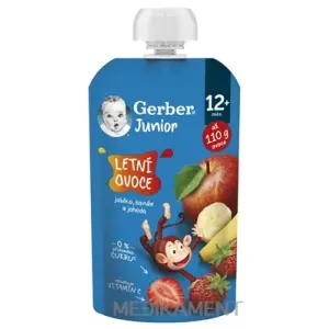 Gerber Junior Kapsička LETNÉ OVOCIE ovocná desiata od ukonč. 12. mesiaca 110 g