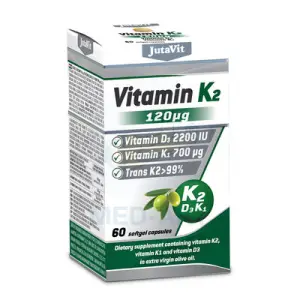 JUTAVIT VITAMIN K2 120MG+D3 2200IU+K1 kapsuly 60 ks