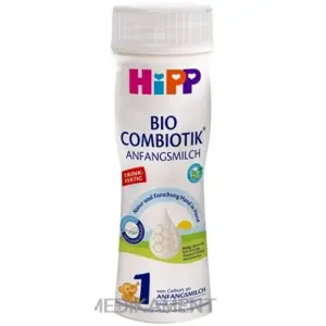 HiPP 1 BIO COMBIOTIK tekutá počiatočná mliečna dojčenská výživa od narodenia 200 ml
