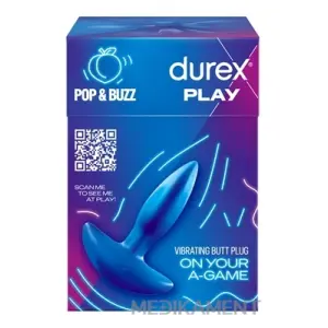 DUREX PLAY POP & BUZZ vibračný análny kolík 1 ks