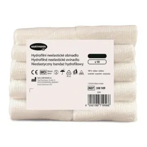Hartmann Ovínadlo hydrofilné neelastické pletené nesterilné 12 cm x 10 m 10 ks