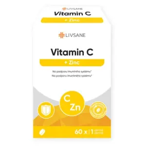 LIVSANE Vitamín C + Zinok tablety s postupným uvoľňovaním 60 ks