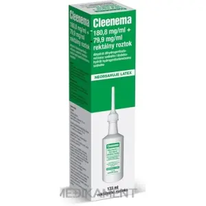 Cleenema 180,8 mg/ml + 79,9 mg/ml rektálny roztok 133 ml