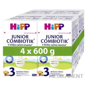 HiPP 3 JUNIOR COMBIOTIK mliečna výživa pre batoľatá od 1 roka 4 x 600 g