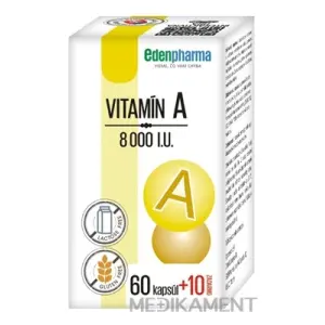 EDENPharma VITAMÍN A 8000 I.U. kapsuly 70 ks