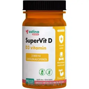 Astina Pharm SuperVit D3 vitamin 2000 IU kapsuly 90 ks