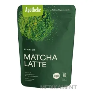 APOTHEKE MATCHA LATTE BIO vegan sypká zmes na prípravu nápoja 250 g