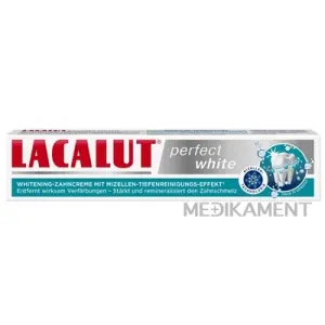 LACALUT PERFECT WHITE zubná pasta bieliaca s micelárnym čistiacim účinkom 75 ml