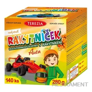 TEREZIA RAKYTNÍČEK multivitamínové želatínky Auta s rakytníkom 140 ks