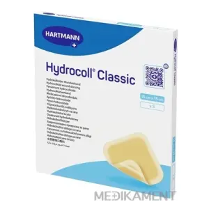 Hydrocoll Classic hydrokoloidné krytie na rany 15 x 15 cm 5 ks