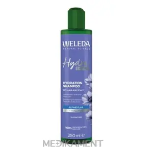 WELEDA HydraSHINE Hydratačný šampón s alpským ľanom a kyselinou hyalurónovou 250 ml