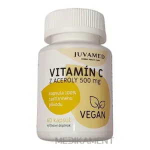 JUVAMED VITAMÍN C Z ACEROLY 500 mg kapsuly 60 ks