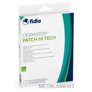 DERMATOP PATCH HI TECH samolepiace krytie na rany 10 x 10 cm 4 ks