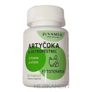 JUVAMED ARTYČOKA a OSTROPESTREC kapsuly 60 ks
