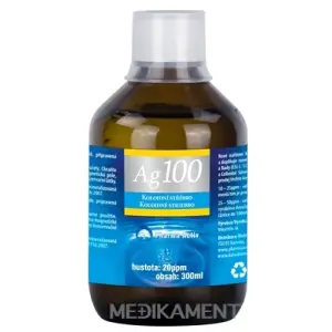Pharma Activ Koloidné striebro Ag100 hustota 20ppm 300 ml