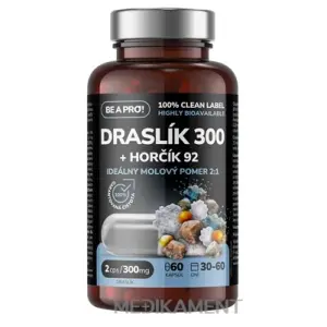 BE A PRO! DRASLÍK 300 + HORČÍK 92 kapsuly 60 ks