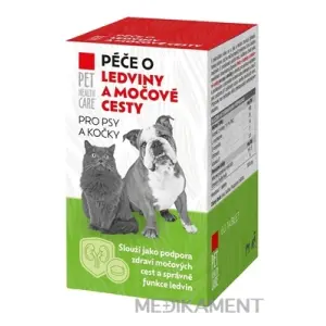 PET HEALTH CARE Starostlivosť obličky+močové cesty tablety pre psy a mačky 60 ks
