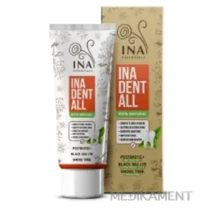 INA DENT ALL Natural Zubná pasta prírodná s postbiotikami 75 ml