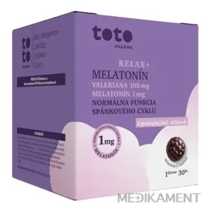 TOTO MELATONÍN RELAX+ želatínové bonbóny 30 ks