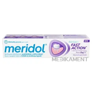 MERIDOL FAST ACTION ZUBNÁ PASTA ochrana citlivých a podráždených ďasien 75 ml