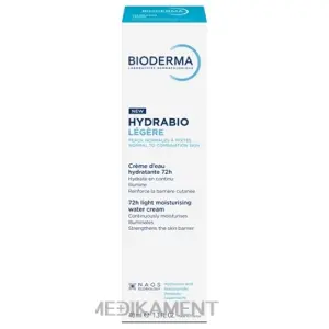 BIODERMA Hydrabio LIGHT NEW hydratačný ľahký krém 72 hodín 40 ml
