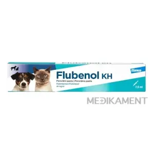 Flubenol KH 44 mg/ml perorálna pasta pre psy a mačky 7,5 ml