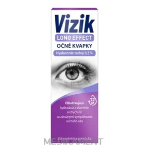 VIZIK LONG EFFECT Očné kvapky s hyaluronátom sodným 0,3 %, hydratácia 10 ml