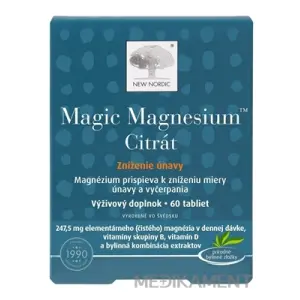 NEW NORDIC Magic Magnesium Citrate tablety 60 ks