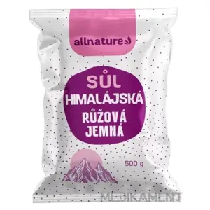 Allnature HIMALAJSKÁ SOĽ ružová jemná 500 g