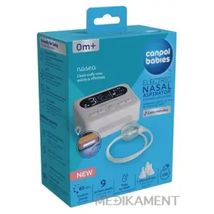 Canpol babies Elektrická nosová odsávačka Noseo 3 koncovky s USB 1 set