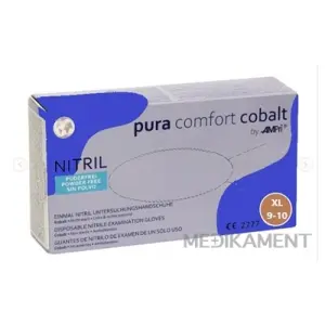 AMPri Pura Comfort Cobalt Nitrilové rukavice veľ. XL tmavomodré nepudrované nester. 100 ks
