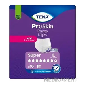 TENA Pants Night Super L naťahovacie inkontinenčné nohavičky na noc 10 ks