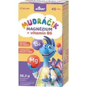 VITAR MUDRÁČIK Magnézium + B6 tablety 45 ks