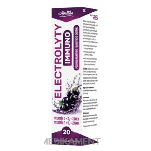 Apateka ELECTROLYTY IMMUNO šumivé tablety 20 ks