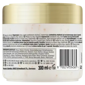 Pantene Silky & Glowing regeneračná vlasová maska, biotín a keratín reconstruct 300 ml