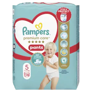 Pampers Premium Care Plienkové Nohavičky, Veľkosť 5, 20 ks, 12-17kg