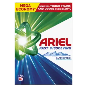 Ariel Mountain Spring Prášok na Pranie 4.4kg 80 Praní